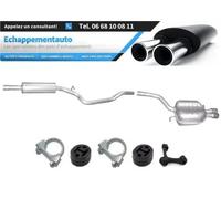 VW Passat Cc 2.0 Tdi 2008-2012 Linea Scarico Silenziatore Centrale + Posteriore
