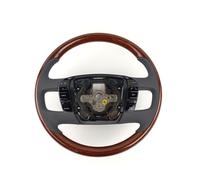 VW Phaeton 3D1 3D9 Volante Legno/Pelle Marrone Grigio 3D0419091BT EGB