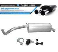 VW Polo 1.9 TDi 74kW (2003-2009) Portellone Silenzioso Posteriore Scarico