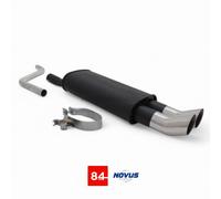 VW Polo 86C / 2F Silenziatore Sportivo 2x76mm DTM