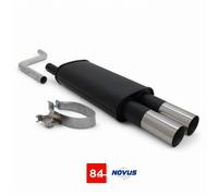 VW Polo 86C / 2F Silenziatore Sportivo 2x76mm RL-Design