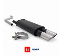 VW Polo 86C / 2F Silenziatore Sportivo 2x76mm SR-DESIGN