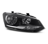 VW Polo Faro Destro 09-13 Nero Doppio Riflettore passeggeri Destro O/S OEM Hella