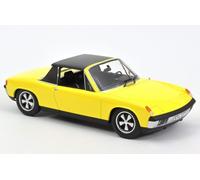 MODELLINO AUTO STATICO DIECAST PORSCHE VOLKSWAGEN 914/4 2.0 1975 GIALLO 1/18