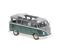 VW Samba Bus 1961 grigio-verde modello di auto 940052300 Maxichamps 1:43