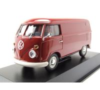 VW T1 Bus Furgone 1963 Rosso Modellino Auto 1:43 Maxichamps
