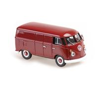 VW T1 furgone 1963 scuro rosso modello di auto 940052201 Maxichamps 1:43