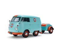 VW T1 Kool Kombi Gulf Oil Tribute Modello Auto 1:18 Solido Die-Cast
