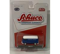 VW T1 PORSCHE Blu Bianco Schuco Classici Europei 1:64 4800