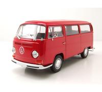 VW T2 Bus 1972 Rosso Modellino Auto 1:24 Welly