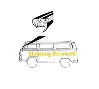 VW T2 BUS BAY 71/79- GUARNIZIONE PARABREZZA DLX WINDSHIELD SEAL DELUXE