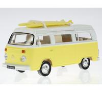 VW T2b Camper Van Bus giallo modello di auto 841101 Norev 1:43