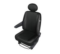VW T4 T5 Fodera Sedile Singolo Coprisedile Set Tessuto Robusto IN Nero