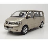 VW T5 Bus Multivan 2003 Beige Metallizzato Modellauto Norev 1:18 Die-Cast