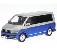 VW T6 Multivan Bus 2017 argento-blu modello di auto CLC390 IXO 1:43