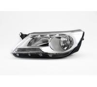 VW Tiguan Fari Sinistro 08-09 Cromato Faro Autista Lato OEM Hella