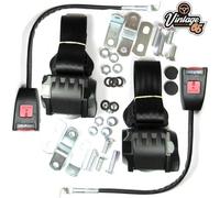 VW Transporter T4 LT28 Anteriore Paio Totalmente Automatico Inerzia Nera Cintura