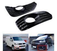 VW Transporter T5 Coprifendinebbia Coppia Sportline Paraurti Nero Lucido