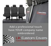 VW Transporter T6/T6.1 2Nd Fila 3X Singolo Seat Cover Emb (2015-2024)