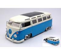 VW Volkswagen Bus 1962 Blue/white Blu/Bianco 1:24 Model JADA TOYS