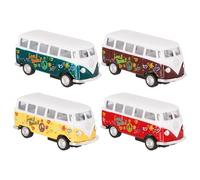 VW Volkswagen Bus Microbus ad Iniezione con Motore Pullback WELLY 1:60 1:64