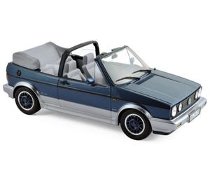 VW Volkswagen Golf Cabrio - Bel Air - 1992 - bluemetallic - Norev 1:18