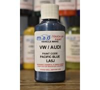 VW Volkswagen Pacific Blu La5j Pittura Ritocco Kit 30ml Grattare Chip Spazzola