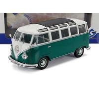 VW VOLKSWAGEN - T1 SAMBA MINIBUS 1962 verde 1/18 di SOLIDO S1813403