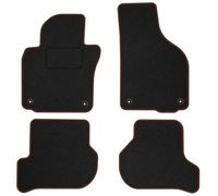 VW15-1 Set Tappetini Velluto STREAK Marrone per Volkswagen Golf V 2003-2009 fiss