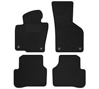 VW24-1 Set Tappetini Velluto STREAK Nero per Volkswagen Passat B6 2005-2010 Fiss