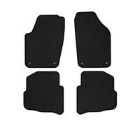 VW27-1 Set Tappetini Velluto Premium Pelle Rosso&Blu per Volkswagen Polo IV 2002