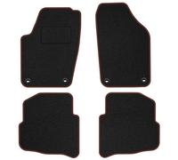 VW27-1 Set Tappetini Velluto STREAK Marrone per Volkswagen Polo IV 2002-2009 fis