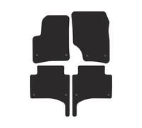 VW39-1 Set Tappetini Velluto Premium Opaco Rosso per Volkswagen Touareg I 2002-2