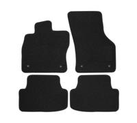 VW62-1 Set Tappetini Velluto Premium Pelle Bianca per Volkswagen Golf VII 2012-2