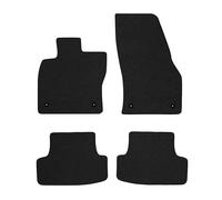 VW69-1 Set Tappetini Velluto Premium Pelle Bianca per Volkswagen T-Roc dal 2017
