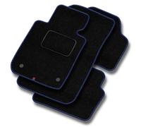 VW69-1 Set Tappetini Velluto STREAK Blu per Volkswagen T-Roc dal 2017 tappeto mo