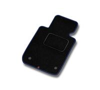 VW77-3 1pz Tappetino Velluto STREAK Blu per SEAT Mii 2012-2019 tappeto morbido e