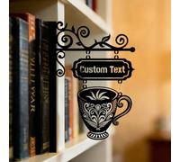 VWCSDSCS Divisore per scaffale per libri personalizzato con cartello da appendere, staffa decorativa in metallo personalizzata placca metallica accessori per libreria organizzazione libreria