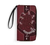 VWCSDSCS Portafogli personalizzato con scritta "Grandma's Little Sweethearts", idea regalo per madre e nonna da figlia e figlio, immagine dei cartoni animati con nome personalizzato, a11