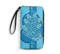 VWCSDSCS Portafogli personalizzato con scritta "Grandma's Little Sweethearts", idea regalo per madre e nonna da figlia e figlio, immagine dei cartoni animati con nome personalizzato, A17