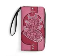 VWCSDSCS Portafogli personalizzato con scritta "Grandma's Little Sweethearts", idea regalo per madre e nonna da figlia e figlio, immagine dei cartoni animati con nome personalizzato, A16