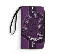 VWCSDSCS Portafogli personalizzato con scritta "Grandma's Little Sweethearts", idea regalo per madre e nonna da figlia e figlio, immagine dei cartoni animati con nome personalizzato, a12