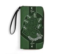 VWCSDSCS Portafogli personalizzato con scritta "Grandma's Little Sweethearts", idea regalo per madre e nonna da figlia e figlio, immagine dei cartoni animati con nome personalizzato, A14