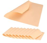 Vwoqiy 12 Pezzi Pelle per Pratica Tatuaggio, Pelle Finta Professionale a Doppia Faccia per Tatuaggio Temporaneo, Pelle Finta in Silicone per Principianti - 15cm*20cm*1mm