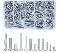 Vwoqiy 550 pezzi Kit Assortimento Viti Testa Bombata Croce Tonda e Dadi e