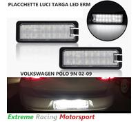 VWPOLO 9N 02-09 PLACCHETTE A LED LUCI TARGA 18 LED SPECIFICHE CANBUS NO ERROR