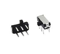VWWJCCRO 20PCS Nero 6 Pin Side Allocare Sei Piedi Inserire Direttamente Miniatura Tact Slide Toggle Switch