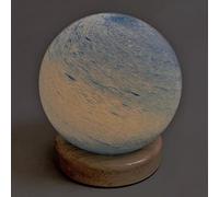 VWWJCCRO Blue Crystal Ball, Solar System Stone Model Irregular Gemstone Planets Decoration for Feng Shui And Home,Light