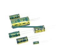 VWWJCCRO Condensatore in Alluminio ad Alta frequenza e Bassa frequenza 10V2200UF 10X20 10 Pezzi