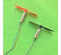 VWWJCCRO dc starter elettronico 2pcs Mini Modello Elicottero Coreless DC avviamento elettronico, 55mm Elica Mini Grande Coppia Alta Velocità avviamento elettronico, K153Y DC3.7V 720 7 * 20MM, Parti